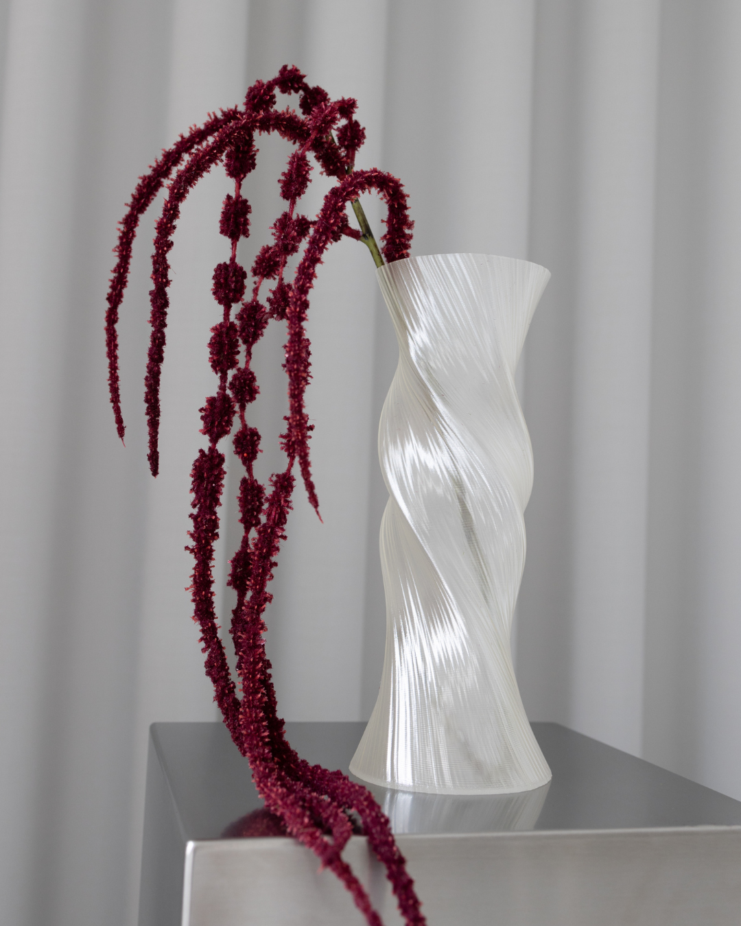 Artificial Amaranthus 6 fork, Rød
