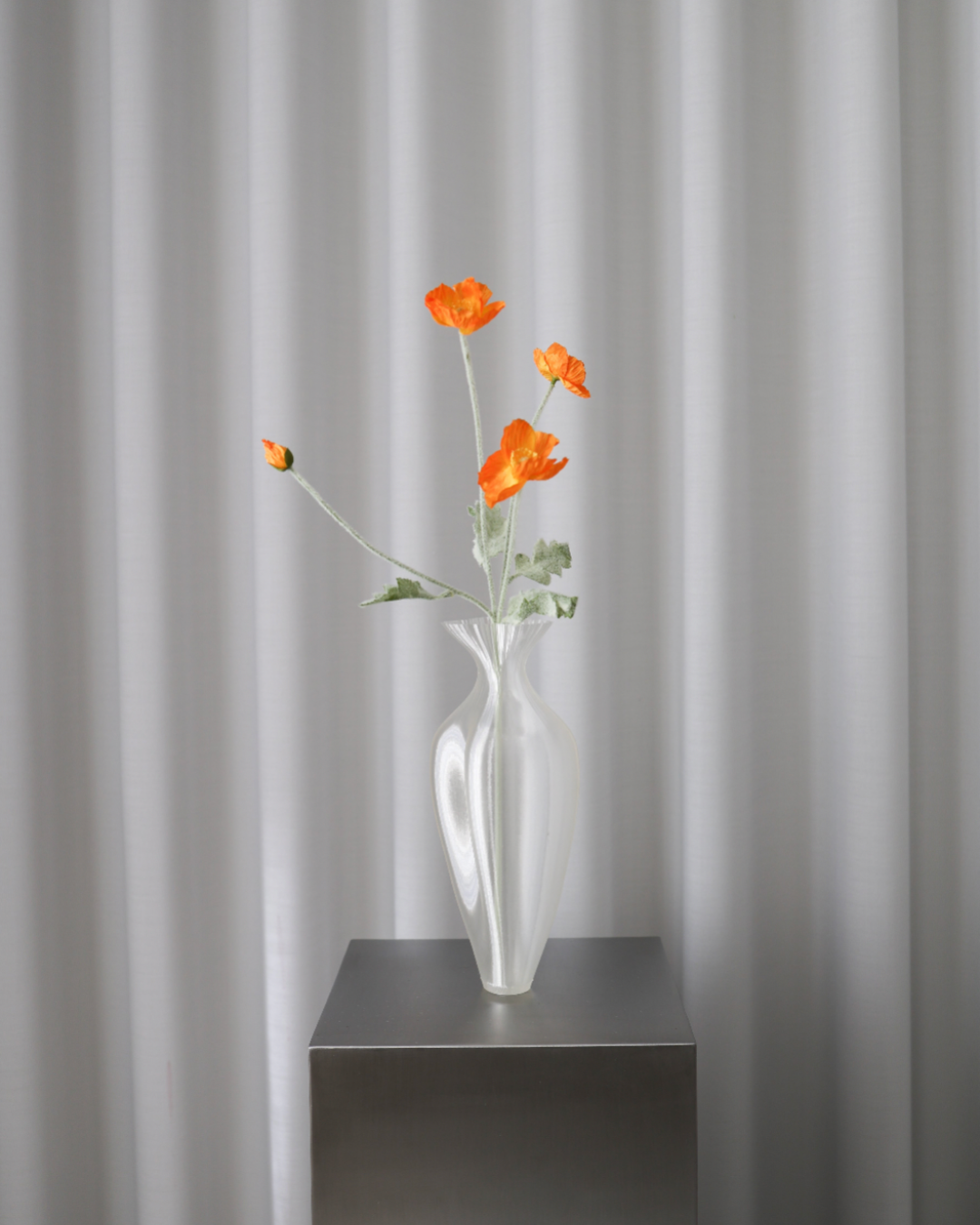 Artificial Poppy, Orange