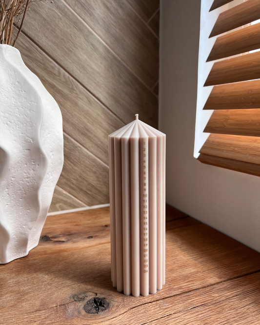 Kalenderlys, Nude brown