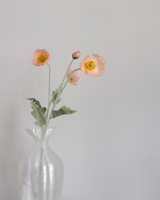 Artificial Peach Poppy, Fersken
