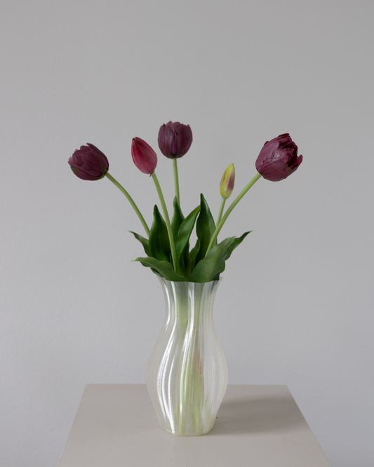 Artificial Layered Tulips, Bordeaux