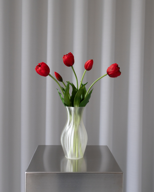 Artificial Layered Tulips, Rød