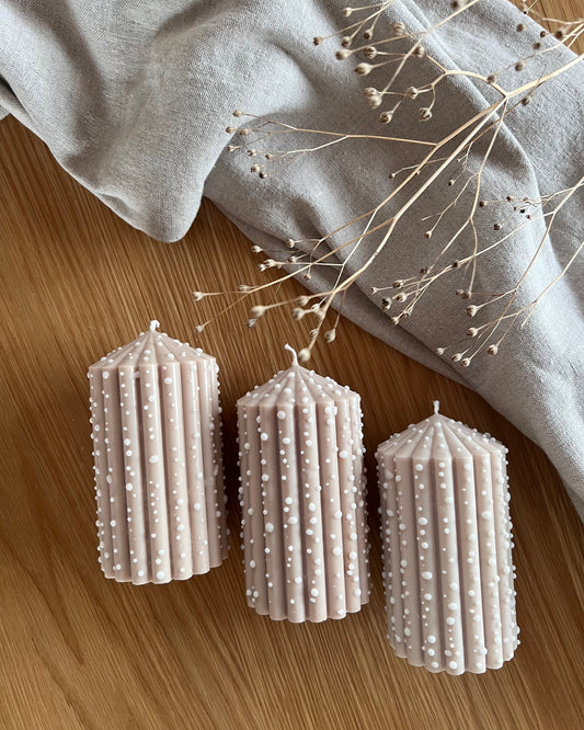 Håndlavet lys, lille